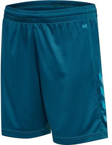 hummel - hmlCORE XK Poly Shorts Kids, Pantalones Cortos niños Unisex, Blue Coral, 176 -