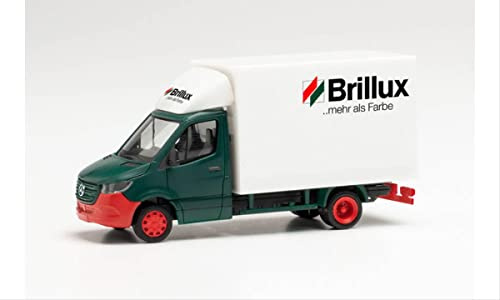 Mercedes-Benz Sprinter 18 Koffer Brillux in Miniatur zum Basteln Sammeln und als Geschenk