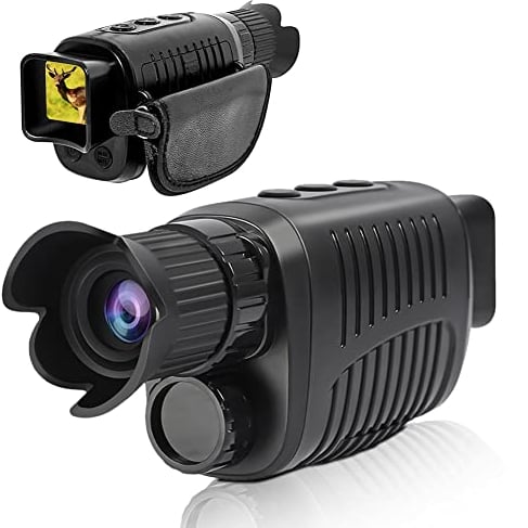 Night Vision Goggles, R7 Digital Night Vision Monocular for Complete Darkness, Infrared Night Vision Scope 1080p Save Photo & Video for Hunting, Travel, Surveillance