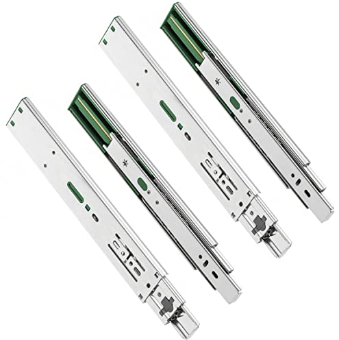 GTV - Schubladenschienen H45 VERSALITE PLUS+, Kugelführung mit Dämpfung, H=45mm, Schlitten min Soft-Close-Mechanismus, Belastbarkeit 40kg, Einfache und Schnelle Installation