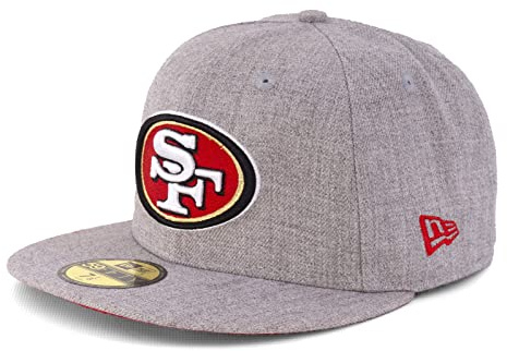 New Era Cap 59FIFTY Herren Basecap NFL NBA MLB Limited Edition (San Francisco 49ers Grey, 7 5/8)