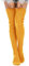 Leoparts Women's Cable Knitted Thigh High Boot Socks Extra Long Winter Stockings Over Knee Leg Warmers, 626-mustard Yellow, One Size