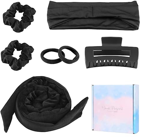 Lockenwickler Set, Hair Rollers Große Locken Haare Locken Ohne Hitze Hair Curler, Silk Hair Curlers mit Haargummis, Hair Clip, Scrunchie
