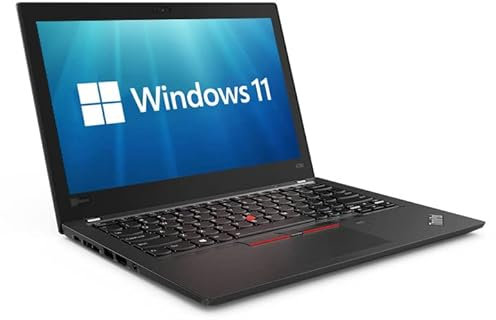 Lenovo ThinkPad X280 Windows 11 Pro 12.5 HD Display Quad Core i5-8350U 16GB 256GB SSD WebCam WiFi Ultrabook (Renewed)
