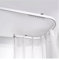 Vorhangschiene Gardinenschiene Flexible biegsame Aluminium-Deckenschiene, 1 2 3 4 5 6 7 8 9 10 11 12 13 14 M lang Vorhangschiene/-stange, für Fenster Duschen Krankenhäuser Wohnmobile Etagenbetten (