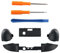 Replacement Bumpers, Triggers & Top Cover - LB RB LT RT Buttons with T6 T8 Screwdrivers - For Xbox Series X & for Xbox Series S Controller - Pad Repair Parts in Black