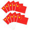 Lot de 50 petits drapeaux chinois chinois sur bâton, drapeaux nationaux miniatures, décorations de fête pour défilés, festival international