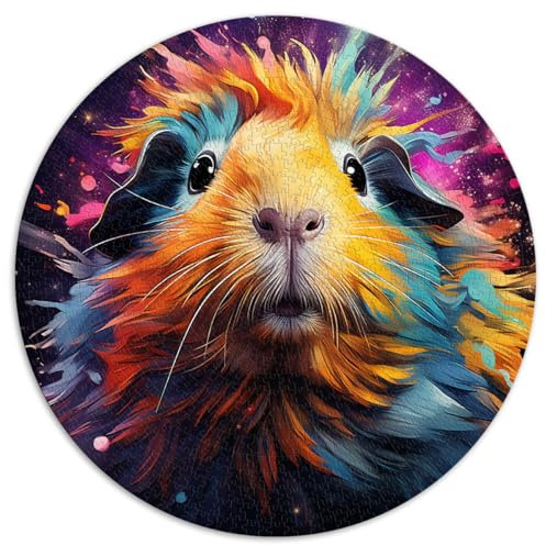 1000-teiliges Puzzle, Meerschweinchen-Tiere, Puzzle Kinder, rundes Puzzle Kinder, geeignet Erwachsene und Kinder über 12 Jahre, Kartonpuzzle, Puzzle Erwachsene, Lernspiel, Herausforderungsspielzeug.
