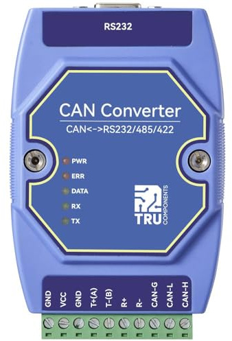 TRU Components TC-ECAN-401 Multifunktionsmodul Modbus-RTU, CAN Bus, RS-485, RS-422, RS-232 12 V/DC, 24 V/DC 1 St.