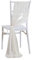 Pmnzdy 2 Stück Tüll Stuhlschleifen Schleifenband Chiffon Stoff Stuhllehne 20x 278cm Streamer Stuhl Band Stuhlhusse Stuhl Bögen Raffhalter Hochzeit Jahrestag Party Bankett Event Empfang Deko Elfenbein