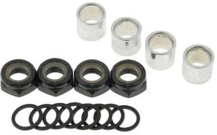 Bimetall-Dichtungsschild, Mikro-Rillenkugellager, Eisen, Schwarzgold, Skateboard-Kugellager, Distanzstücke, Unterlegscheiben, Muttern, Geschwindigkeits-Kit, Longboard-Reparatur, Wiederaufbau, Reduzier