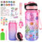 Decorate Your Own Water Bottle Craft Kits for Kids, Unique Birthday Christmas Gifts Mermaid Gifts for Girls 4-12 Years Old, Creative Arts and Crafts for Kids, Diamond Painting Toy DIY Sport Bottle
