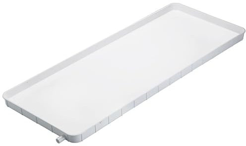 Portable Air Conditioner Drip Tray for Window AC Units Medium Size Plastic Condensate Drain Pan Heat Pump System Compatible