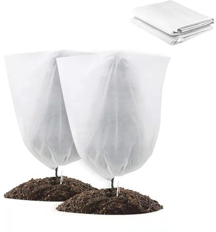 SZSMW 2er-Pack Olivenbaum Winterschutz - Winterschutz Pflanzen Außen - Pflanzenschutz Winter Zelt,Geeignet Für Gärten, Blumen, Pflanzen, Setzlinge und Andere Orte