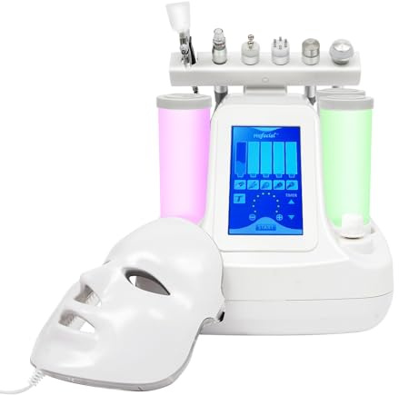 VonVVer Aqua Facial Gerät 7 in 1 - Hydrodermabrasion Hydrogen Oxygen Beauty Machine, Facial Gerät, Hydroxy Gesichtshautpflege Schönheit Maschine Hautpflege Hydro Dermabrasion Jet Peel Wasser Peeling