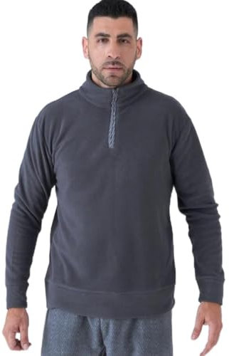 Generico Pigiama Coral Vanue’ Uomo/Donna Tg. dalla M alla XXL (IT, Testo, M, Regular, Regular, Grigio)