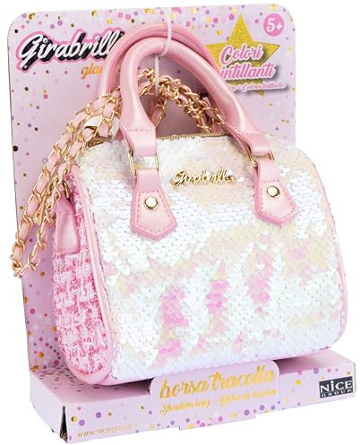 Girabrilla Bauletto Bag, 1 Borsa Tweed a forma di Bauletto