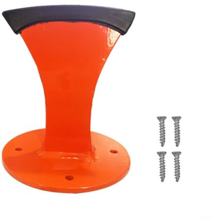 Kaminholz-Anzündspalter, solider robuster manueller Holzspalter mit abschreckender gehärteter Klinge für Hartholz, Anzündspalter, Holzspaltgerät (orange)