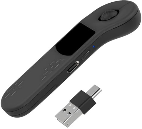 melairo D13 Pro Air Mouse with Touchpad Wireless PPT Pointer for PowerPoint/for Tablet/Camera Bluetooth 2.4G Remote Control A