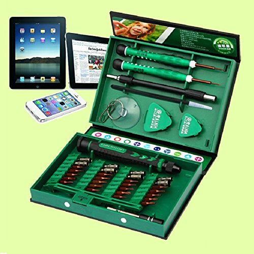 Präzisions-Schraubendreher-Set 38 in 1 Repair Tools Kit S2 Legierung Stahl Schraubendreher-Bits Torx Werkzeug für Reparatur Handy iPhone PSP