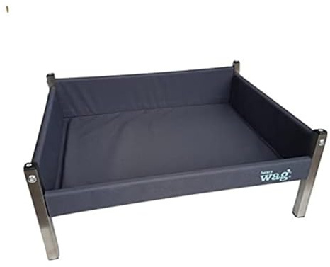Henry Wag Elevated Dog Bed - Essential Pet Care - Innovative Design with Side Panels & Strong Durable Metal Frame - Small (Assembled Size: 51 x 40 x 30 cm/Sleeping Area: 51 x 34 cm)