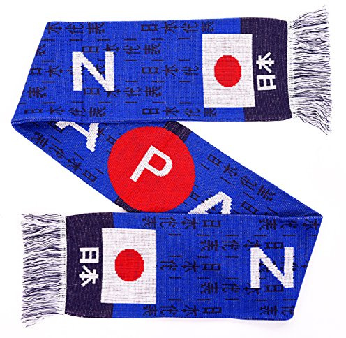 Euroscarves Japan Fußball Strickschal