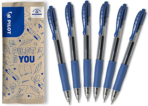 PILOT G2-7, Gelschreiber, 6er Set (Blau)