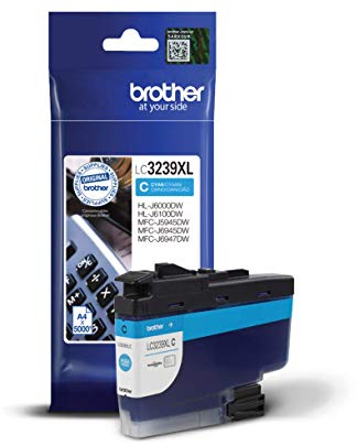 Brother LC3239XLC Tintenpatronen, Cyan, XL