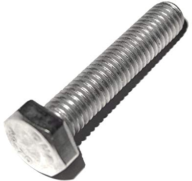 50 Stück Sechskant Schrauben M5x16 mm - DIN 933 - A2 Edelstahl - Vollgewinde - V2A – Sechskantschrauben (50, M5x16 mm)