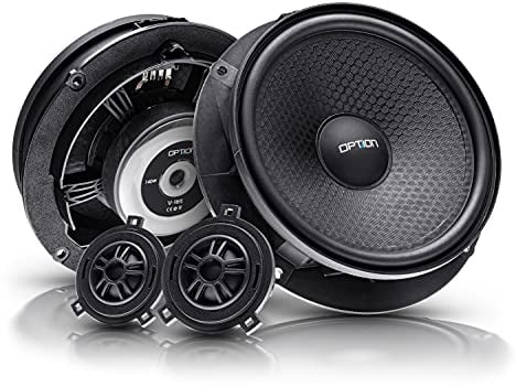 Option Lautsprecher System Frontsystem kompatibel mit VW Polo 6R - 16,5cm 2-Wege Komponenten Lautsprecher-System – 100% Plug & Play