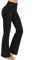 Promover Yoga Hose Damen Hohe Taille Bootcut Sporthose Strecken Activewear Hose Trainieren Bootleg Schlaghose Fitness Yogahose Flare Hose Aktive Freizeit Jazzpants