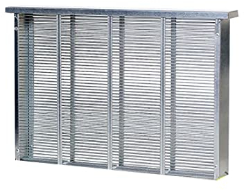 LYSON Bannwabentasche Dadant US für 1 Rähmchen mit Deckel verzinkt Innenmaße 460x43x285 Metallisolator