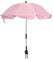 Kinderwagen Regenschirm Universal Sonnenschirm Sonnenschutz mit Einem Regenschirmgriff für Kinderwagen 360° verstellbar für Rund- oder Ovalrohr Baby Kinderwagen Regenschirm (PINK)
