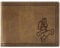 Mario Party Classic Pose Embossed Character Brown ID and Card Bi-Fold Wallet
