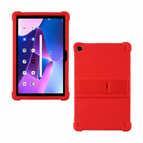 ORANXIN Funda para Lenovo Tab M10 Plus Gen3 - Silicona Soporte Cáscara de Goma Protector Fundas Blandas para Lenovo Tab M10 Plus 3rd Gen TB-125F / TB-128F 10.6 Pulgada Tablet 2022