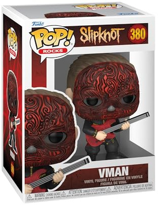 Funko POP! Rocks: Slipknot - VMan - Sammelfigur aus Vinyl - Offizielles Merchandise - Spielzeug für Kinder & Erwachsene - Musikfans und Display
