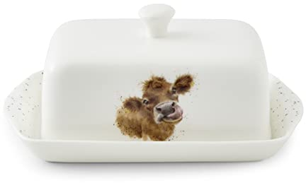 Wrendale Designs “Royal Worcester Wrendale Deigns Butter Dush Cow”, White
