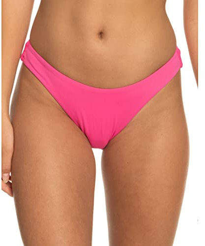 Roxy Women's Standard Beach Classics Hi-Leg Bikini Bottom, Shocking Pink 232, XX-Large