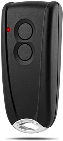 pepape Télécommande d'ouverture de garage pour EcoStar RSC2-433 RSE2-433, RSZ1-433, avec fond métallique, porte Télécommande pour Hormann EcoStar Liftronic 500/700/800 pour Portronic D2500/D5000/S4000