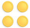 PlayVital Capuchon pour Switch Accessoires Protection Joystick,Joycon Cover de Stick pour Nintendo Switch OLED/Lite Thumb Grip Caps Prises de Pouce-Jaune Banane