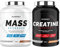 Superset Nutrition | Programme Prise De Masse Avancé - Mass Advanced 2,5kg Choco Nut - Créatine Hardcore 1,5 Kg Ice Tea Pêche