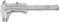 Vernier Caliper, Stainless Steel Non Digital Calipers, 0-50mm Range, 0.05mm High Precision Caliper, for Inside, Outside, Depth and Step Measurements