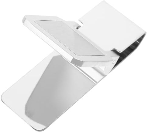 FUNOMOCYA Clip de Dinero Inoxidable Práctico y Portátil para Billetes Fijación Clip de Almacenamiento de Metal para Oficina y