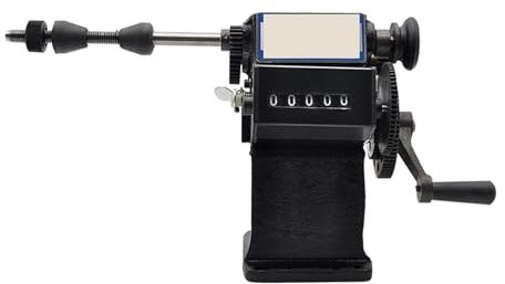 Spulenwickler, RW-5 / R1 Manuelle Handschüttel-Digitalanzeige Drahthalbautomatische Zählwickelmaschine, elektrische Transformator-Reihenmaschine Hochpräzise Wicklung (Color : Red1, Size : 1 UK)
