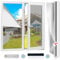 Spiegelfolie für Fenster selbstklebend | Sichtschutz innen durchsichtig außen Blickdicht | UV-Schutz & Hitzeschutz Sonnenfolie | Für Büro und Haus Silber 30x200cm