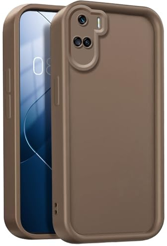 GOGME Hülle für Huawei Honor 90 Lite Cover, Ultradünnen Weiches Silikon TPU Schutzhülle, Staubschutz Robuste Handyhülle - Braun