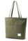 KALIDI Canvas Tasche Damen Handtasche mit Vorderen Taschen Umhängetasche Shopper Tasche Damen Groß Schultertasche für Schule Arbeit Einkauf Alltag Reisen