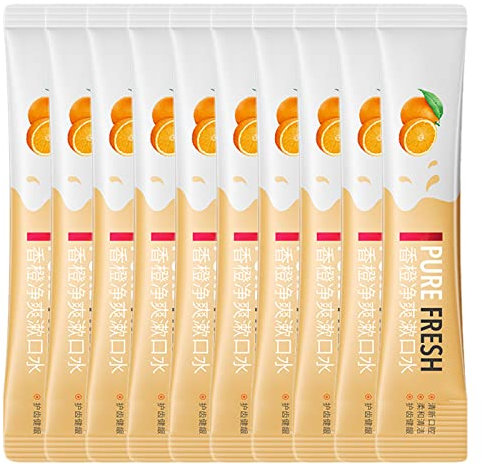 Lot de 10 rince-bouche Mint Cool Entrée Rafraîchissant Propre Frais Doux Entretien Compact Portable Bain de Bouche pour Mauvaise Haleine et Odeur 100 ml 2024 (C, Taille unique)