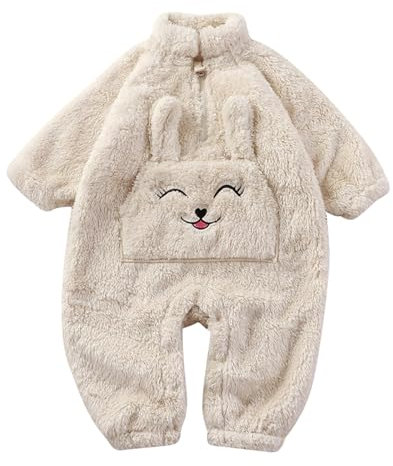 GZSRTT Baby Pyjama,Baby Schneeanzüge Winter Overall Baby Winteranzug Sterntaler Strampler Baby Tragetuch Neugeborene Tragejacke Fleece Overall Kinder Kostüm Kleinkinder,Baby Schlafanzug Ohne Fuss Mit