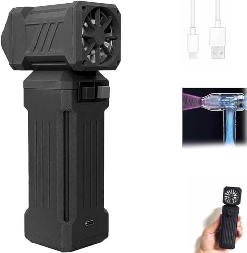 Mini soplador de mano portátil de 150000 RPM para coche, mini ventilador de chorro industrial Turbo Powered V.2, potente soplador de aire